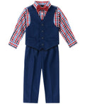 Windowpane Vest Set K908