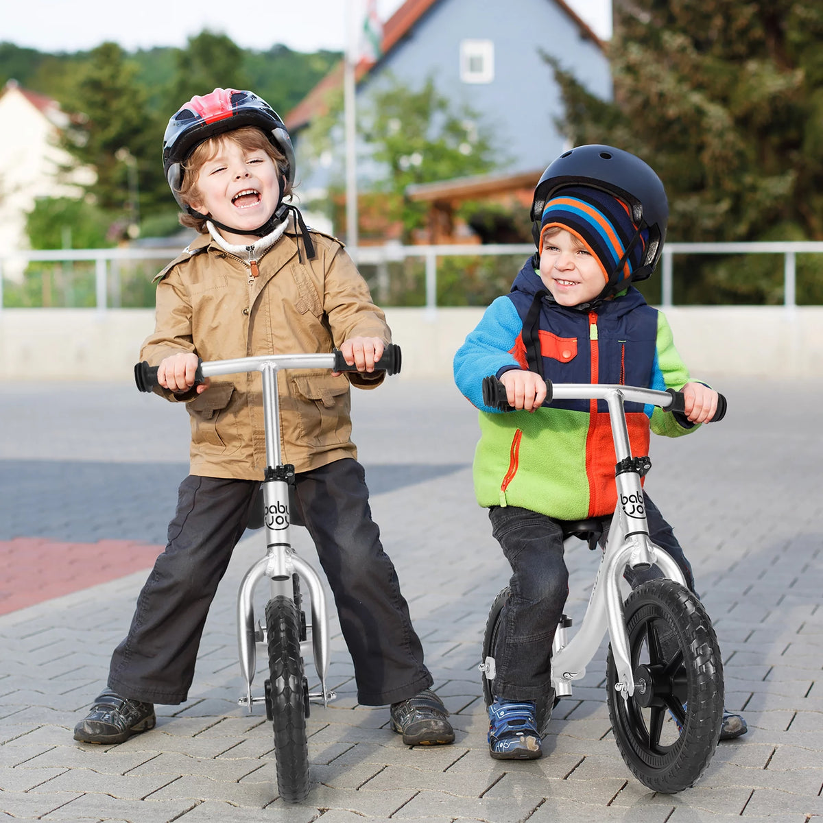 Adjustable No Pedal Aluminum Balance Bike Black T98351