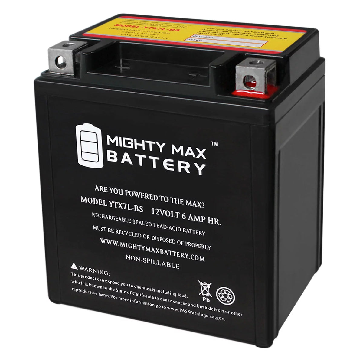 12V 6Ah Replacement Battery D562