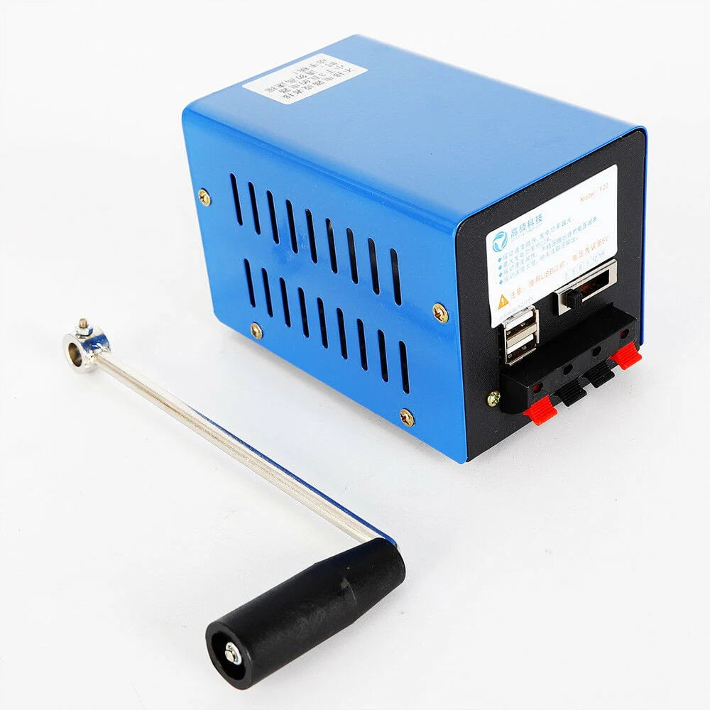 Manual Hand Crank Generator 20W USB Charger A57073