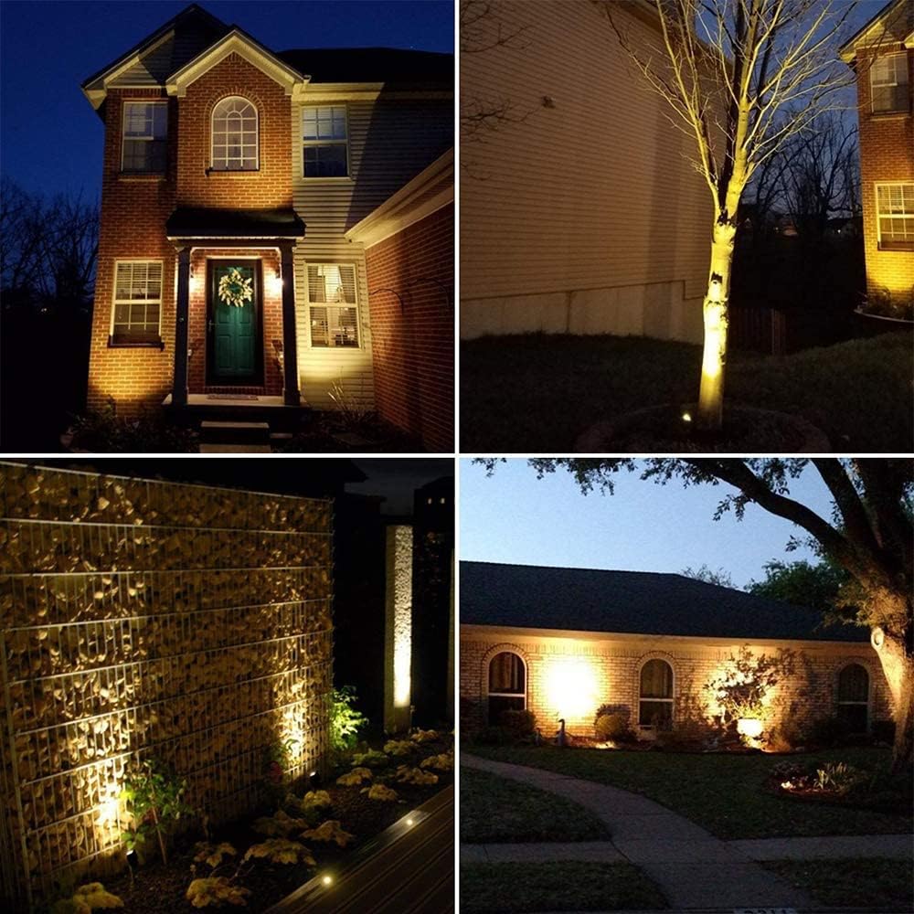 Warm White Waterproof LED Landscape Spot Lights 6 Pack B70289
