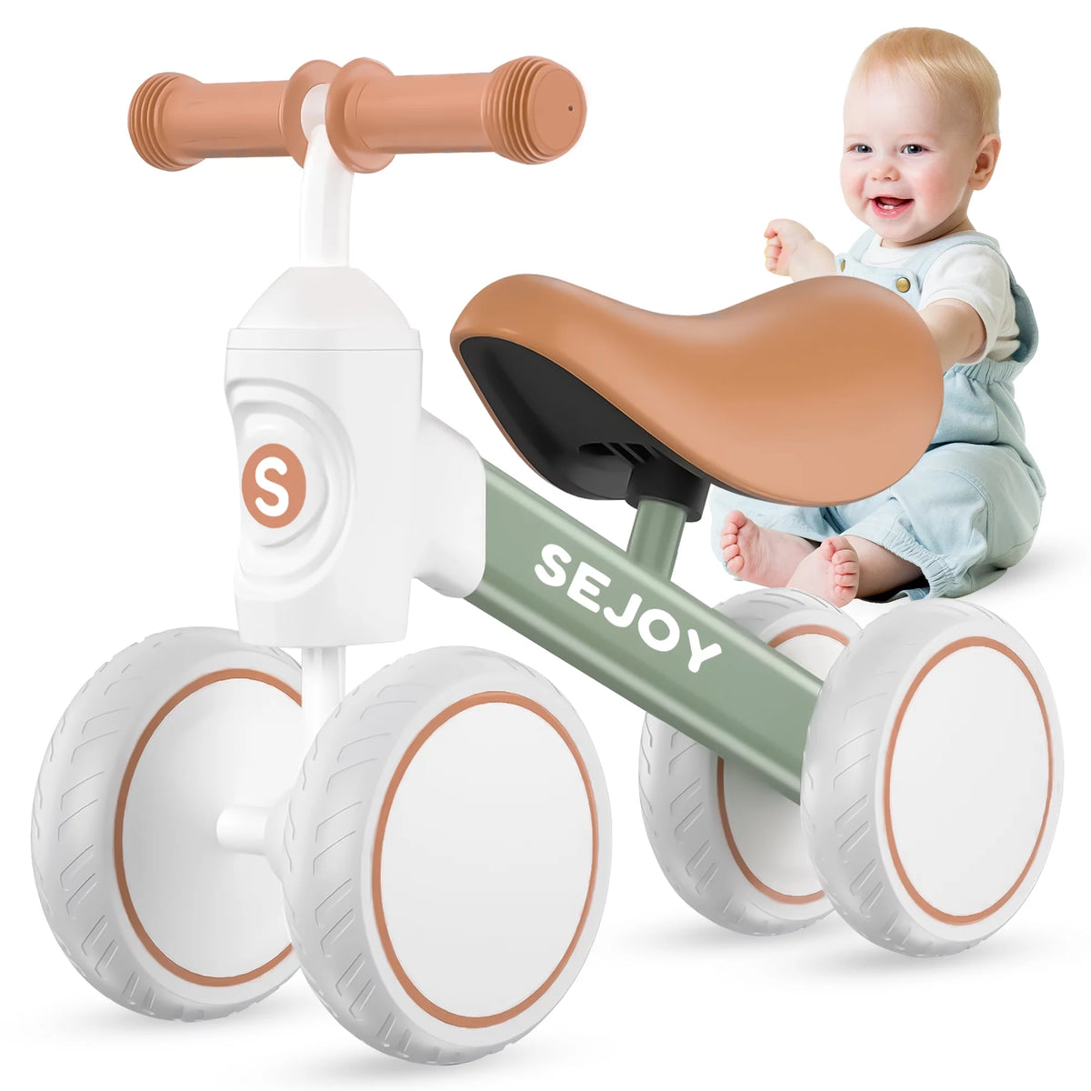 Baby Balance Bike 4 Wheels Toddler Walker B7651