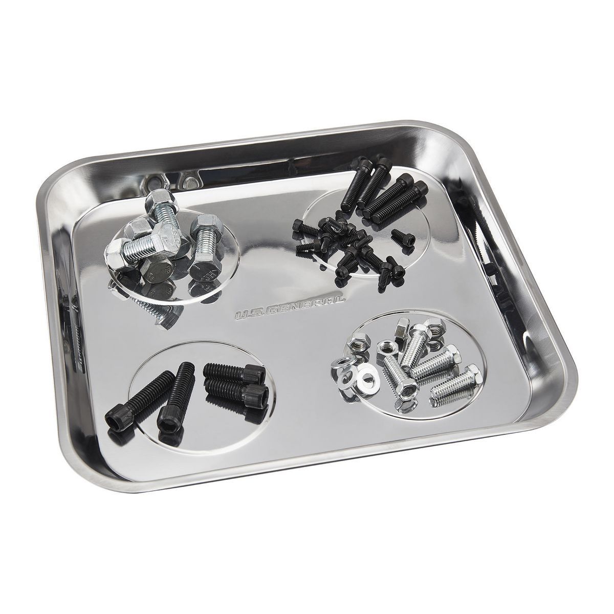 10-1/2 in. x 11-1/2 in. Magnetic Stainless Steel Parts Tray G7320