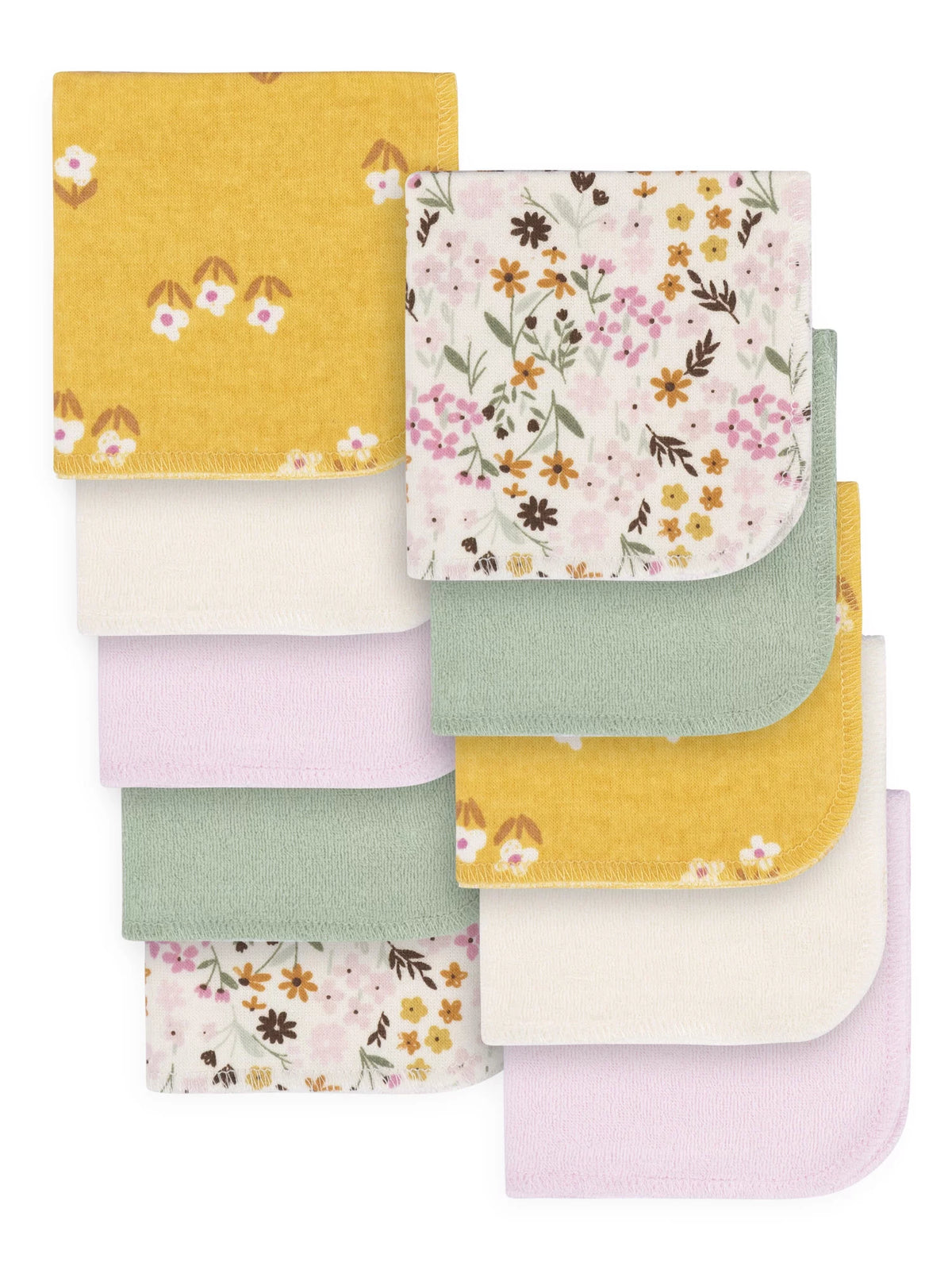 Baby Girl Washcloths 10-Piece L80967