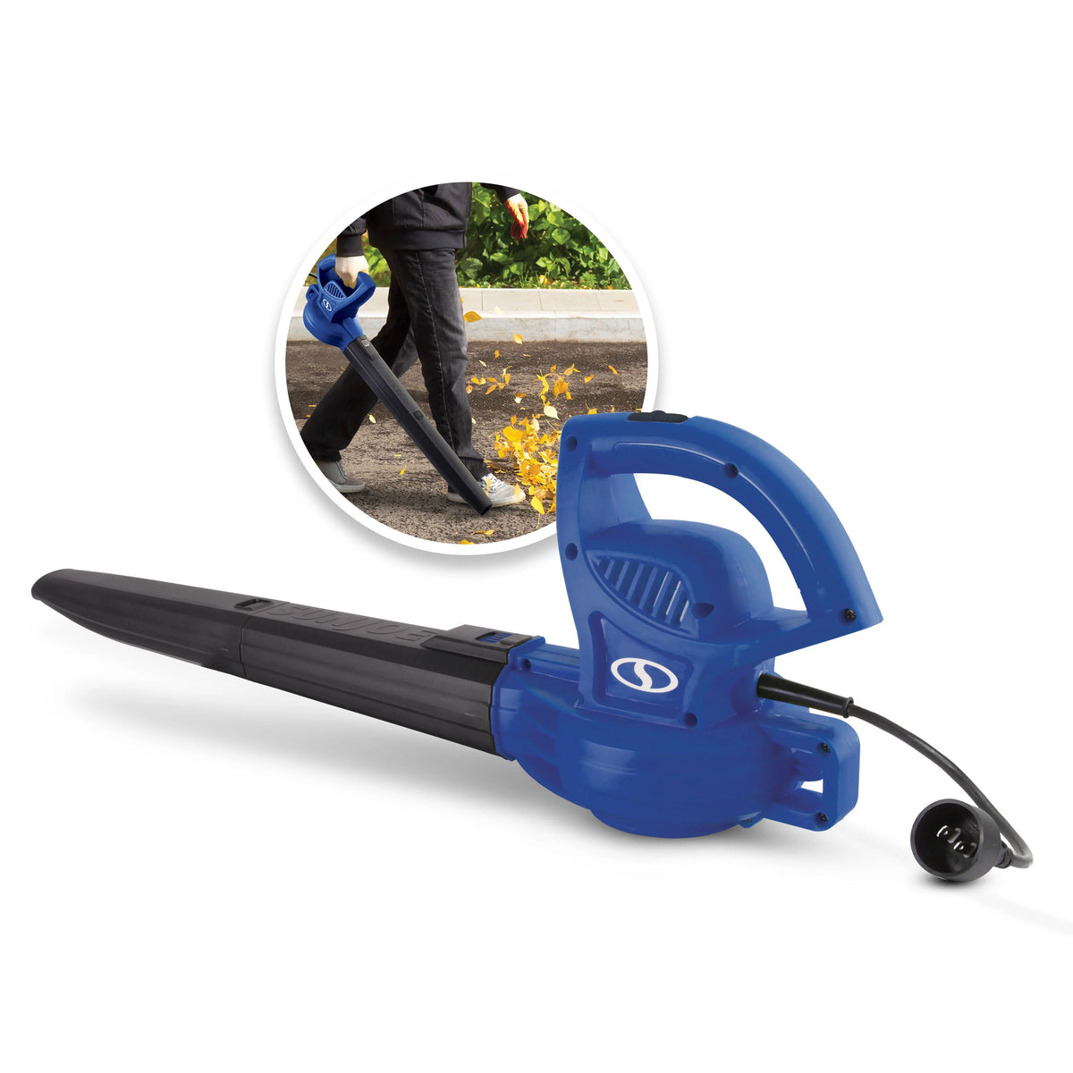 Electric Leaf Blower, 6-Amp, 155-mph, 260-CFM W154877