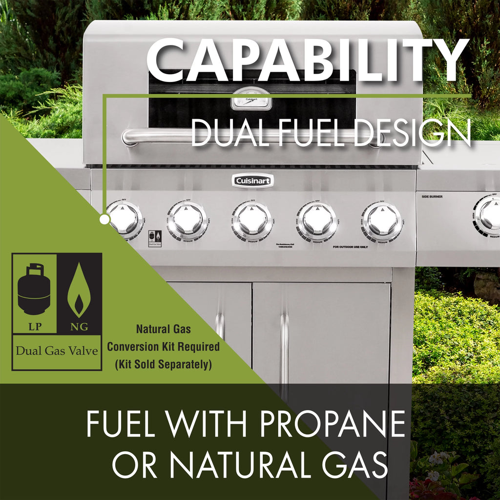 5-Burner Dual Fuel Gas Grill Z81010