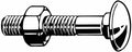 Steel Carriage Bolt M6-1.00 W239928