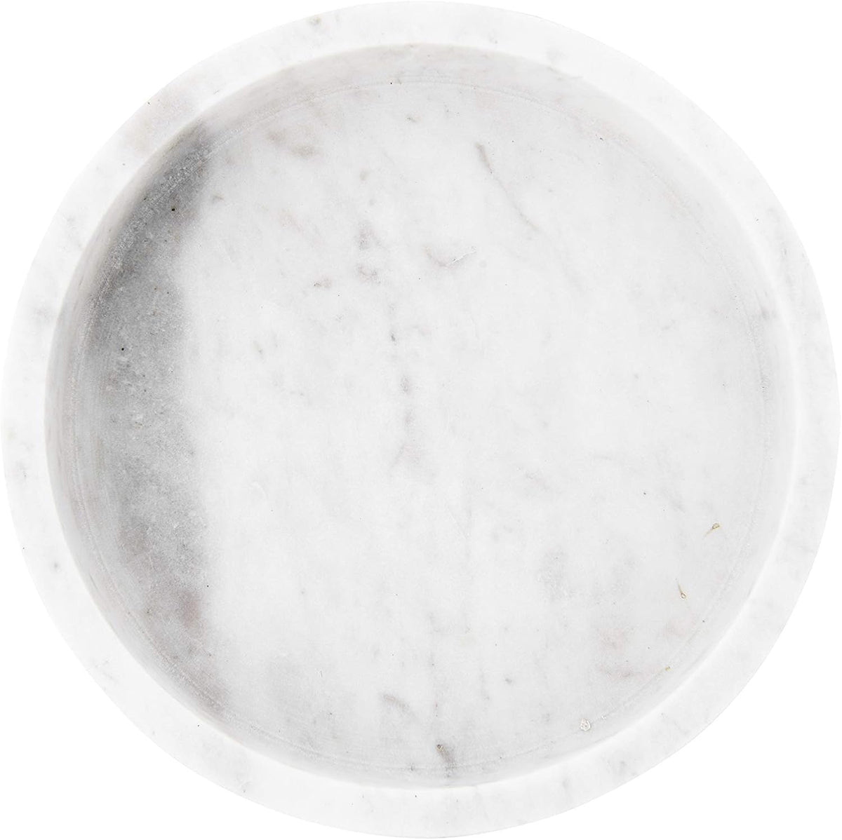 8 Round Carved Marble Tray G57136