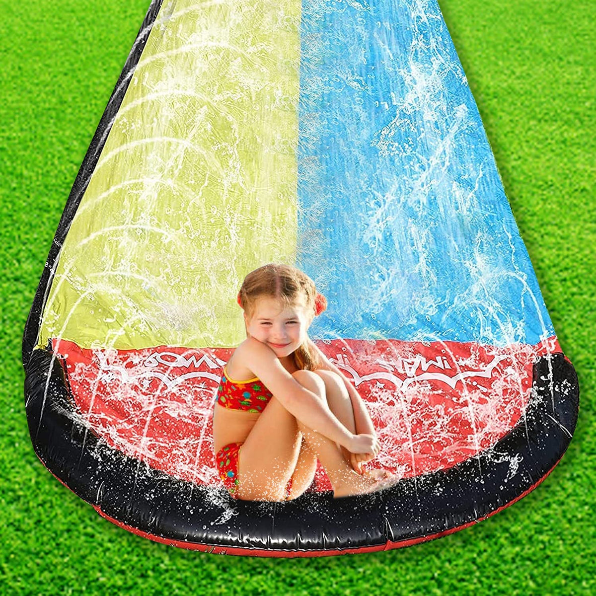 15.5ft Inflatable Water Slides T80130