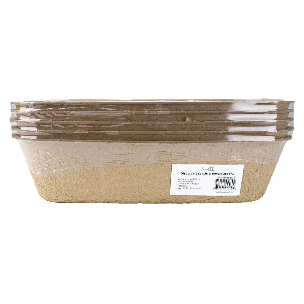 Disposable Cat Litter Boxes Pack of 5 O111484