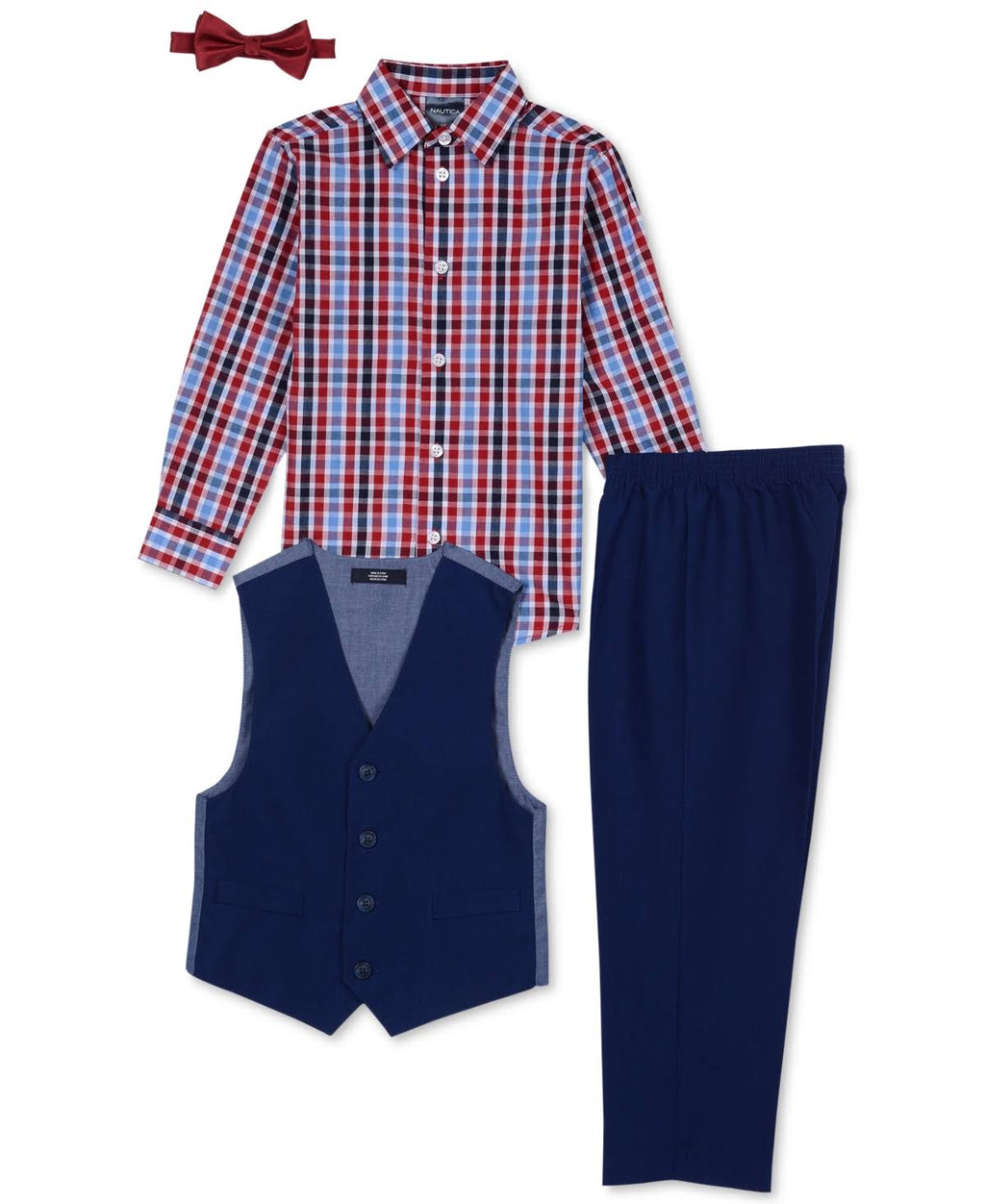 Windowpane Vest Set K908