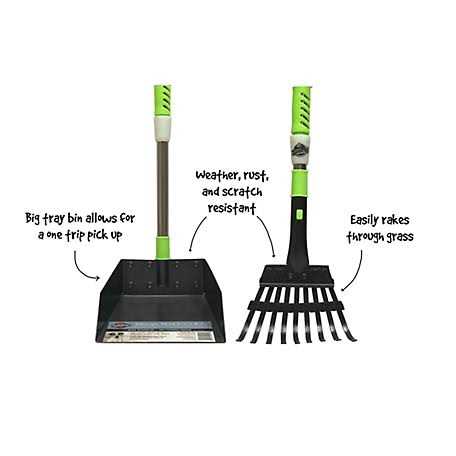 Telescoping Metal Tray & Rake F872231