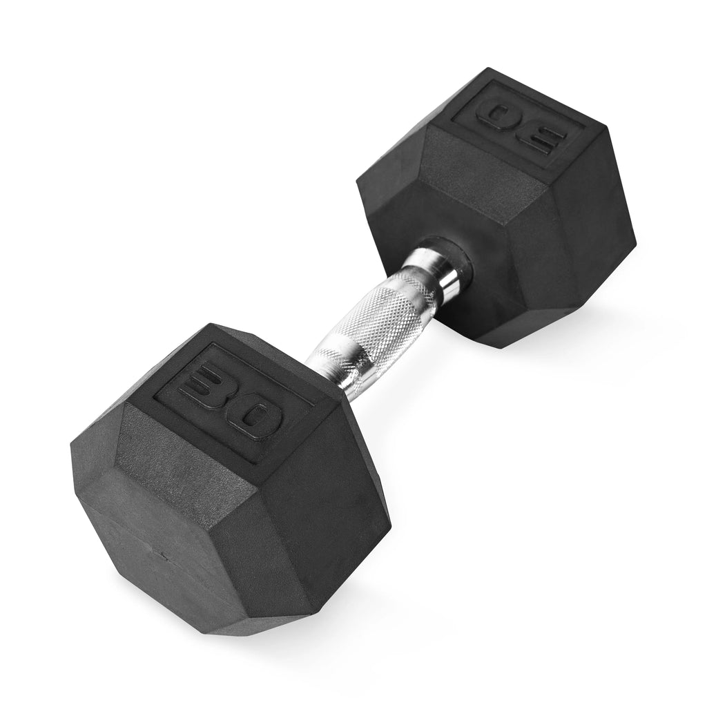 25lb Rubber Hex Dumbbell N74397