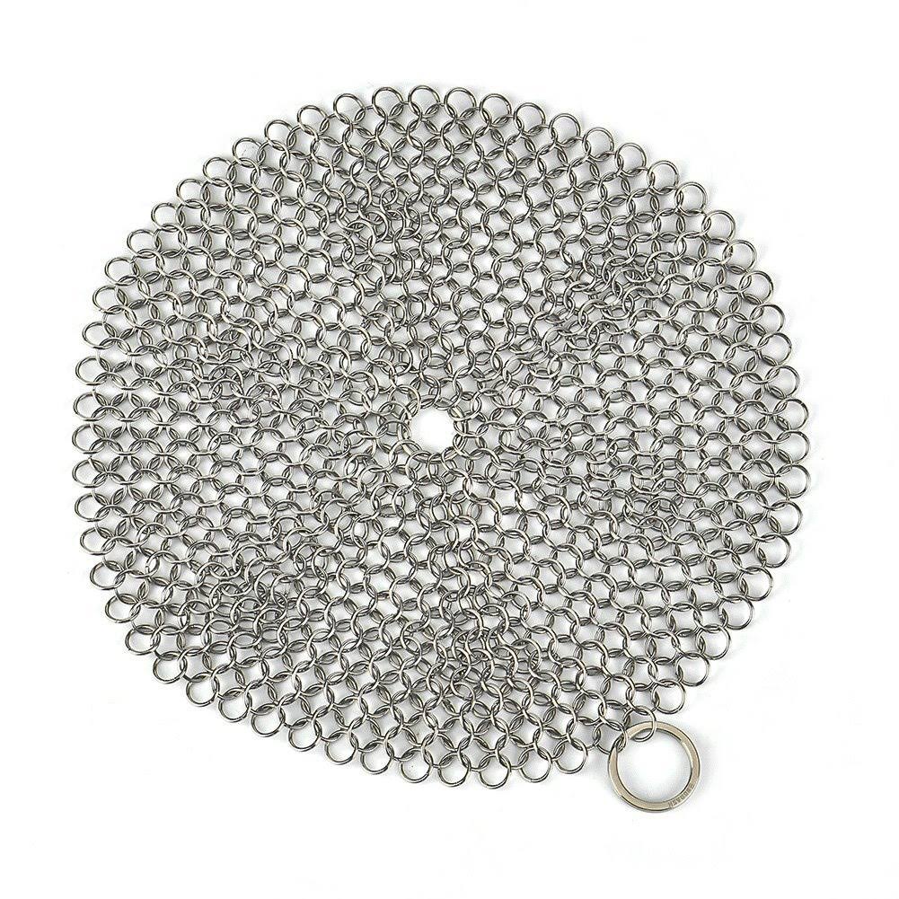 Cast Iron 316 Stainless Steel Chainmail Scrubber T199