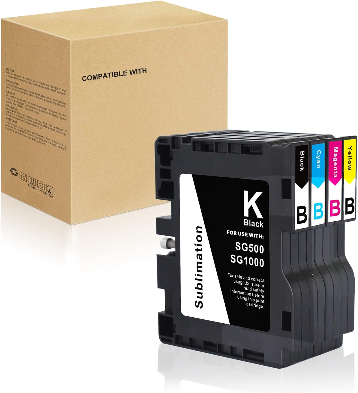 Sublimation Ink Cartridge 4-Pack Y869