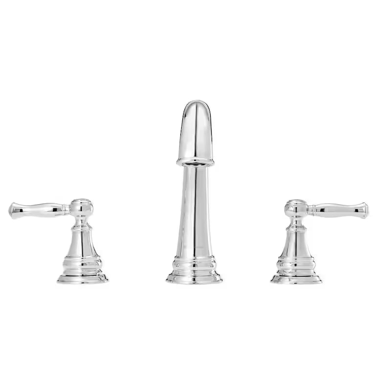 8 in. Widespread Double-Handle High-Arc Bathroom Faucet Polished Chrome S8854