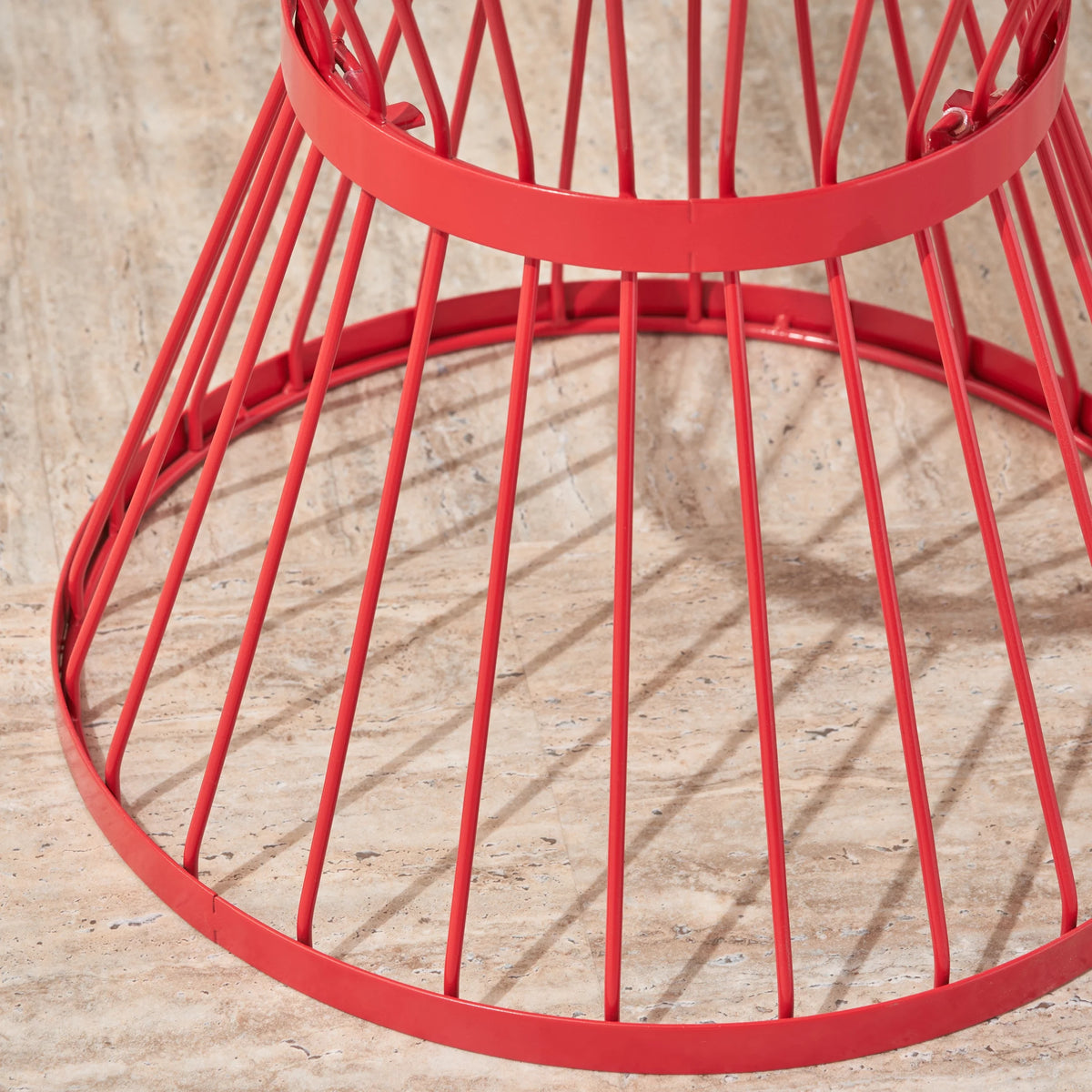 16 Inch Iron Side Table W9730