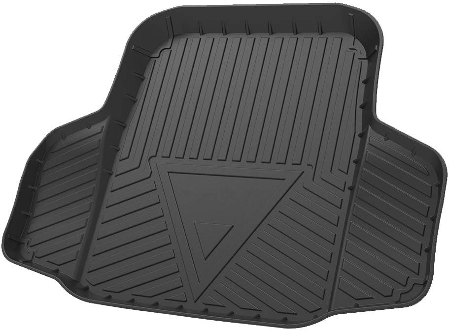 Black Rubber Cargo Liner Trunk Mat V975