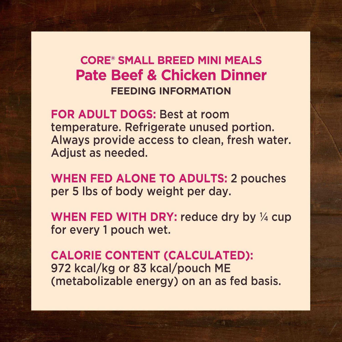 Grain Free Small Breed Wet Dog Food C313