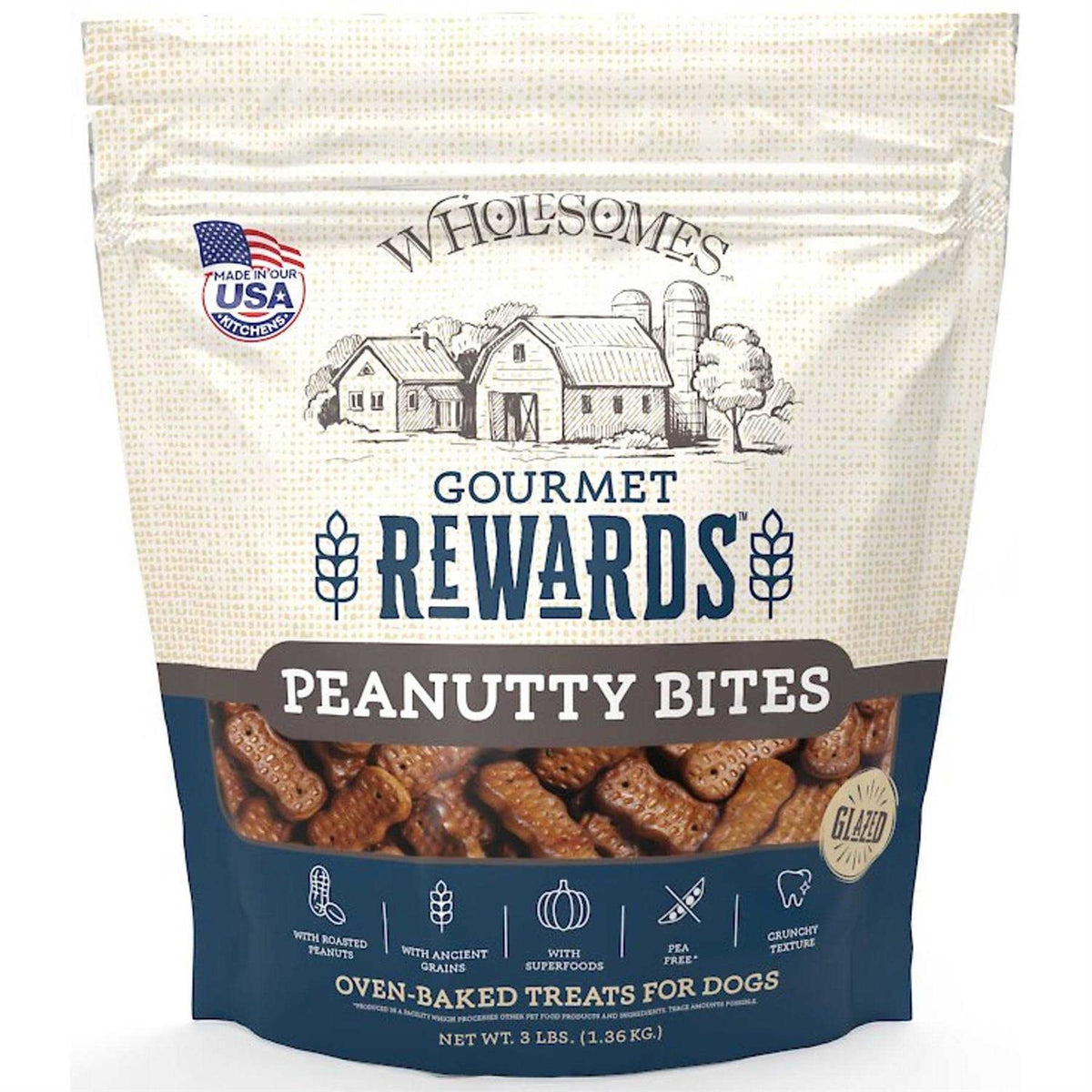 Peanutty Bites Dog Treats E70330