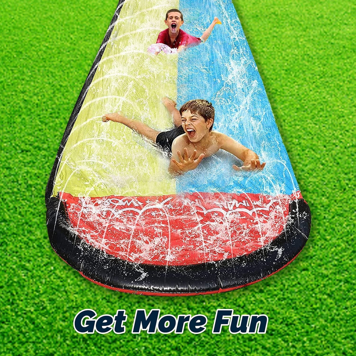 15.5ft Inflatable Water Slides T80130