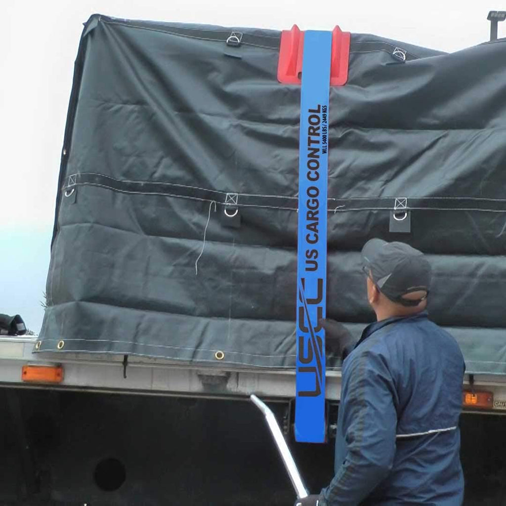 4 Inch x 50 Foot Blue Winch Strap with Chain Extension A60682