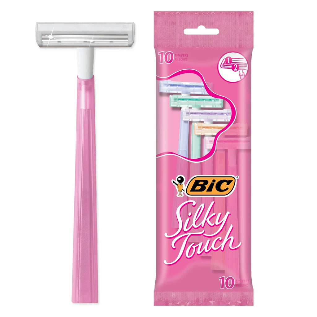 Twin Select Silky Touch Disposable Razor, Women's, 2-Blade, 10 Count X13295