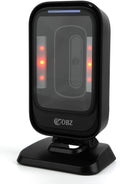Desktop Barcode Scanner, Omnidirectional Hands-Free USB Wired Barcode Reader B18066