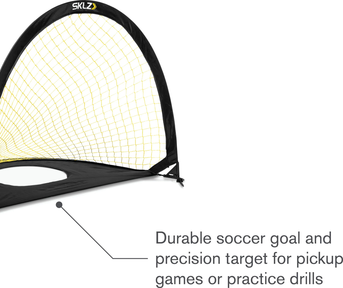 Two-Sided Pop-up Soccer Goal and Practice Target 6'x4' G961