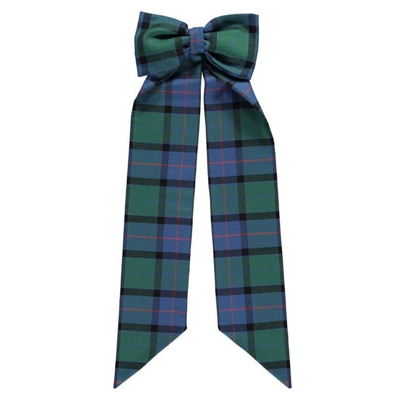 Wool Plaid Bow Y398870