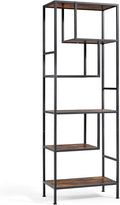 5-Tier 68 Inches Tall Metal Bookshelf J219889
