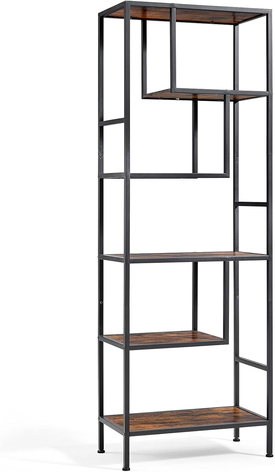 5-Tier 68 Inches Tall Metal Bookshelf J219889