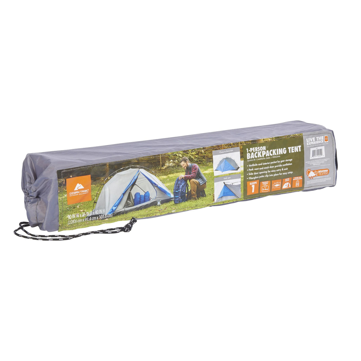1-Person Backpacking Tent with Vestibule V944