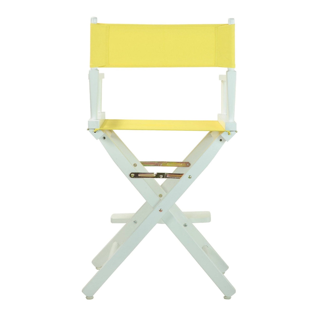 Director's Chair White Frame Orange Canvas O12467