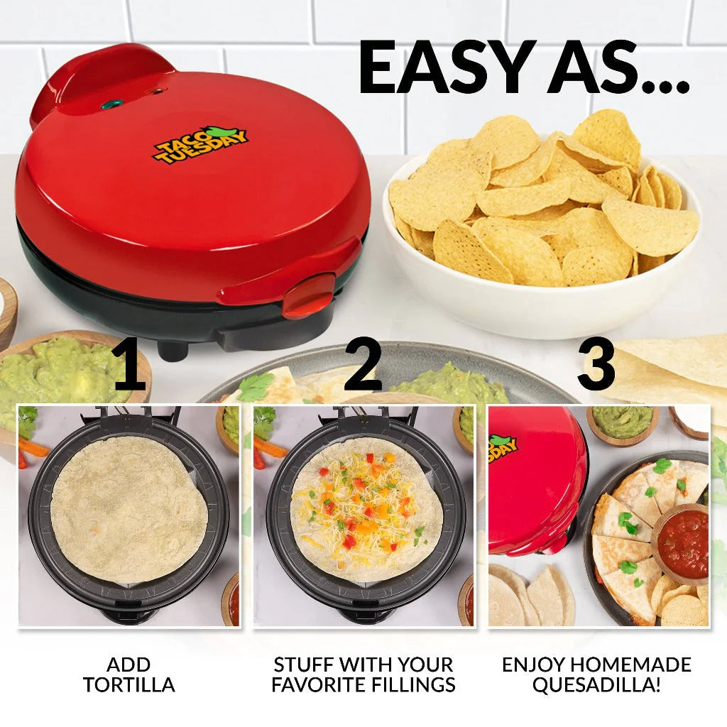 8-Inch 6-Wedge Electric Quesadilla Maker X569