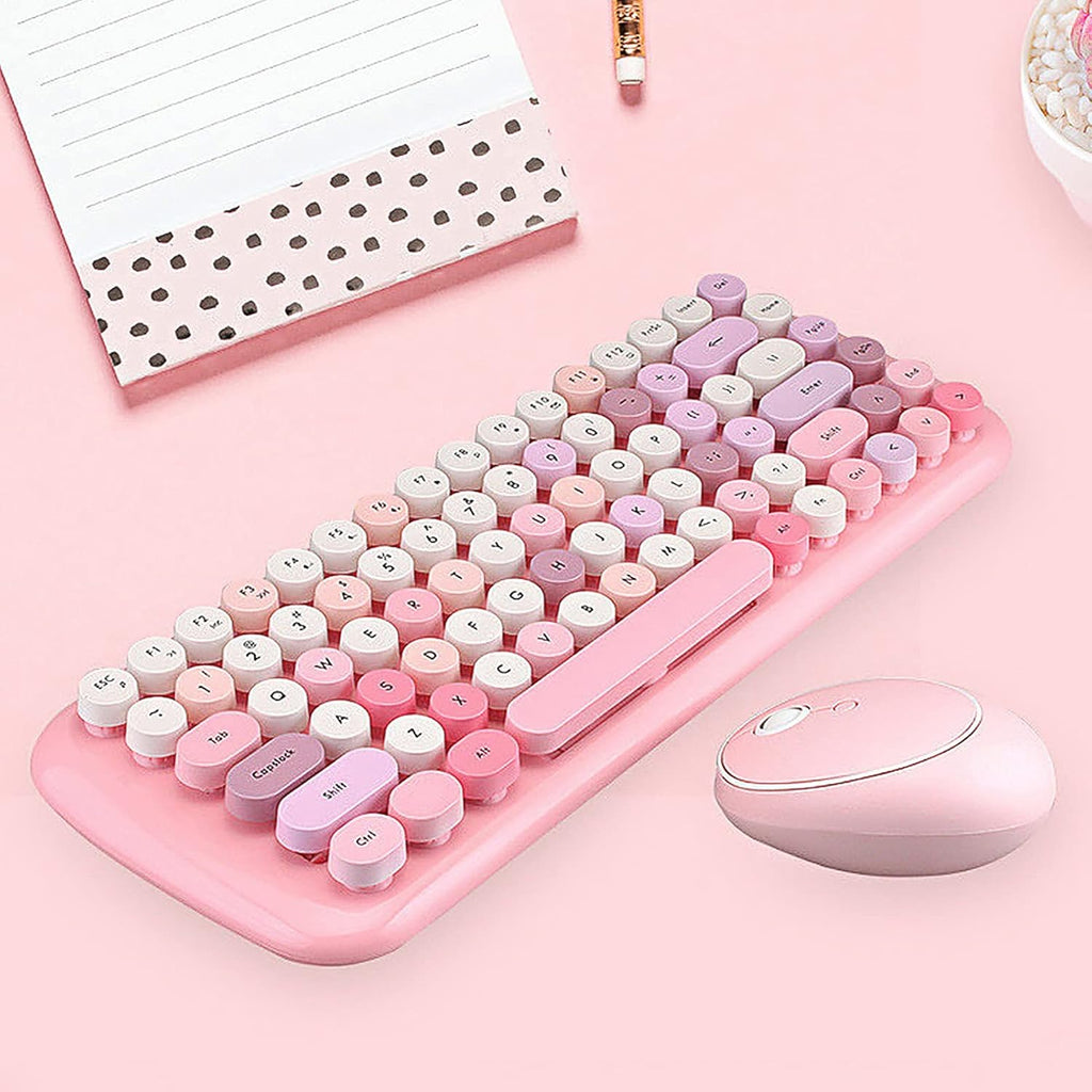 Wireless Keyboard Mouse Set 84 Key 1600DPI O468
