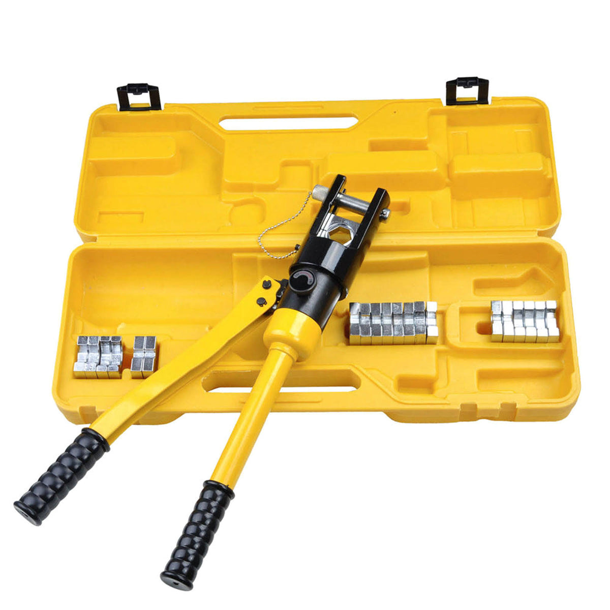 16 Ton Hydraulic Wire Cable Crimper Tool 11 Dies Y217