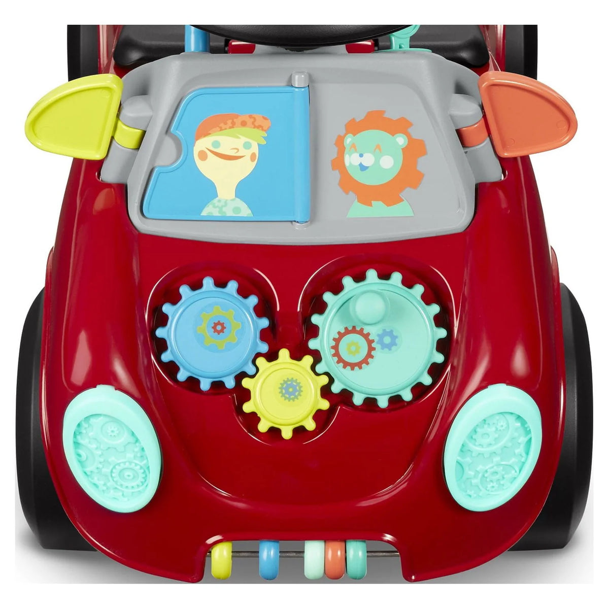 Pink Ride-on and Child Push Walker D219