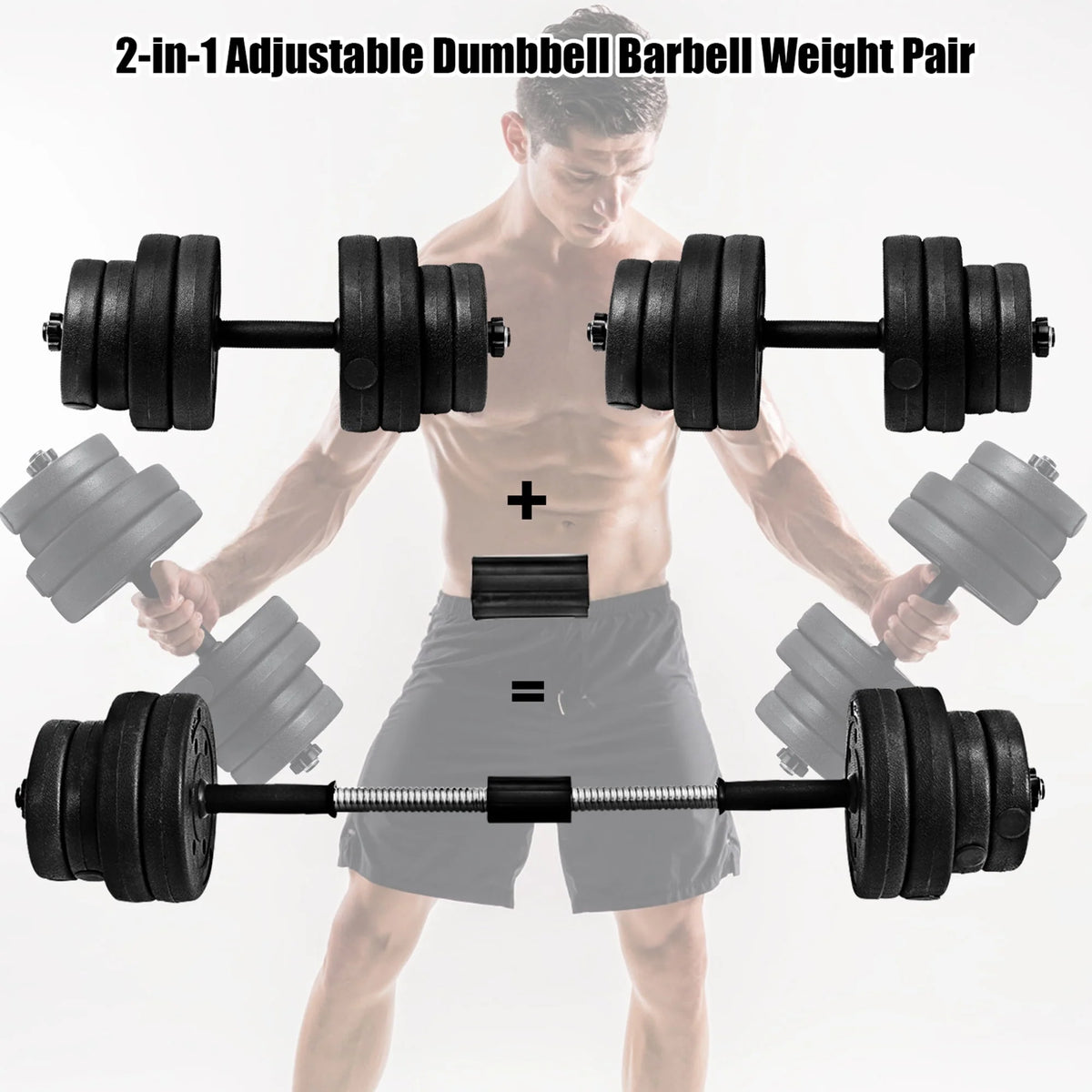 66 Lbs. Adjustable Dumbbell Set Y941305