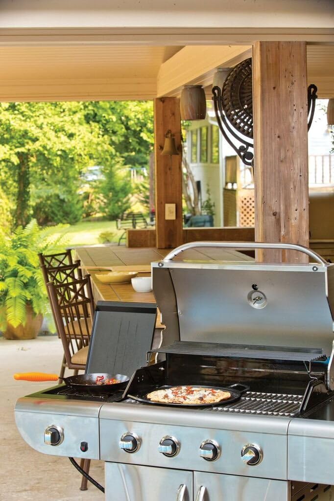Pre-Seasoned Cast Iron Baking Pan with Loop Handles V536