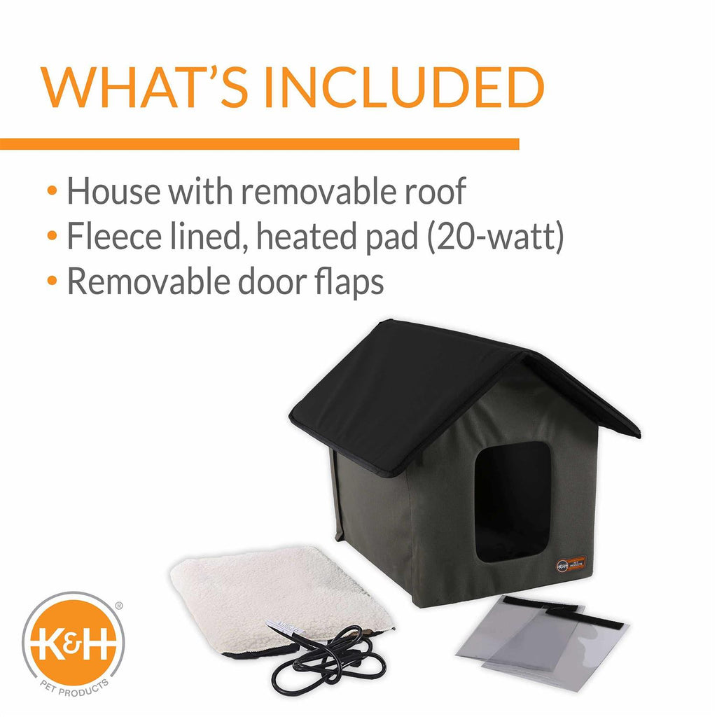 Outdoor Heated Cat Shelter P94234