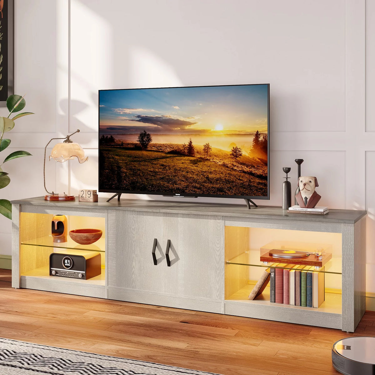 Wash Grey TV Stand K122