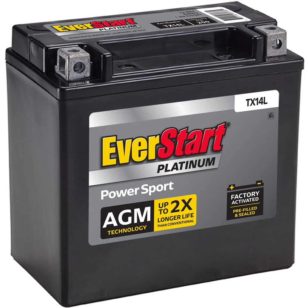 AGM Power Sport Battery Group Size TX14L 12 Volt 200 CCA I6830