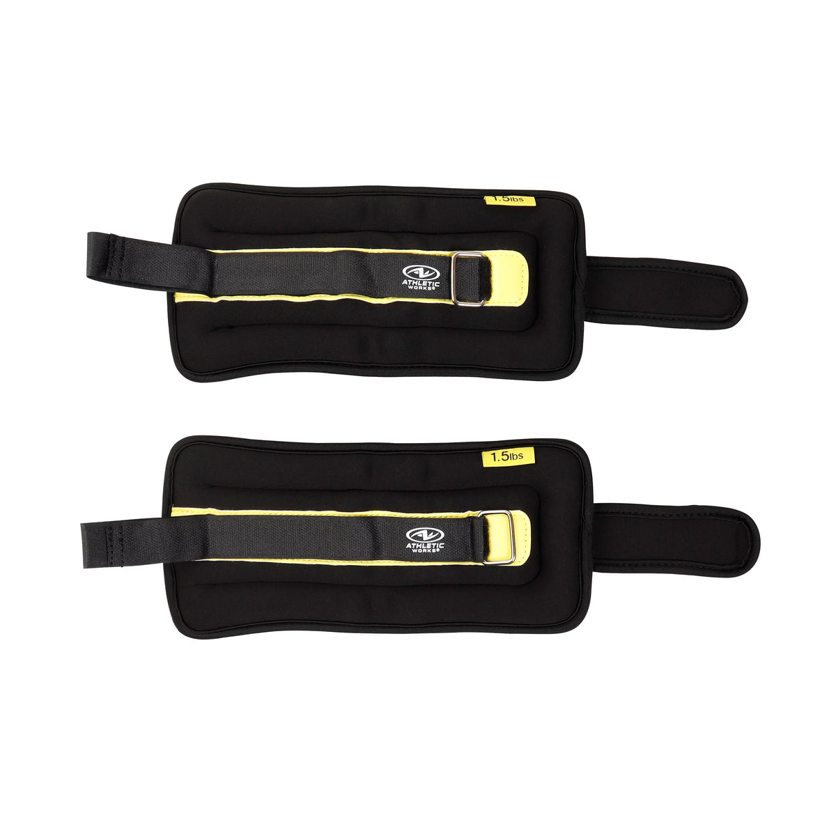 5lb Pair Ankle & Wrist Weights 2.5 lbs Each Adjustable Strap E303863