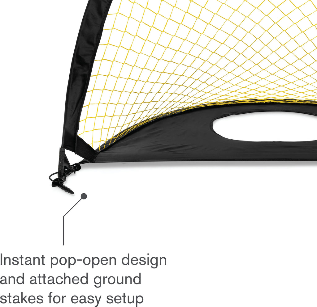 Two-Sided Pop-up Soccer Goal and Practice Target 6'x4' G961
