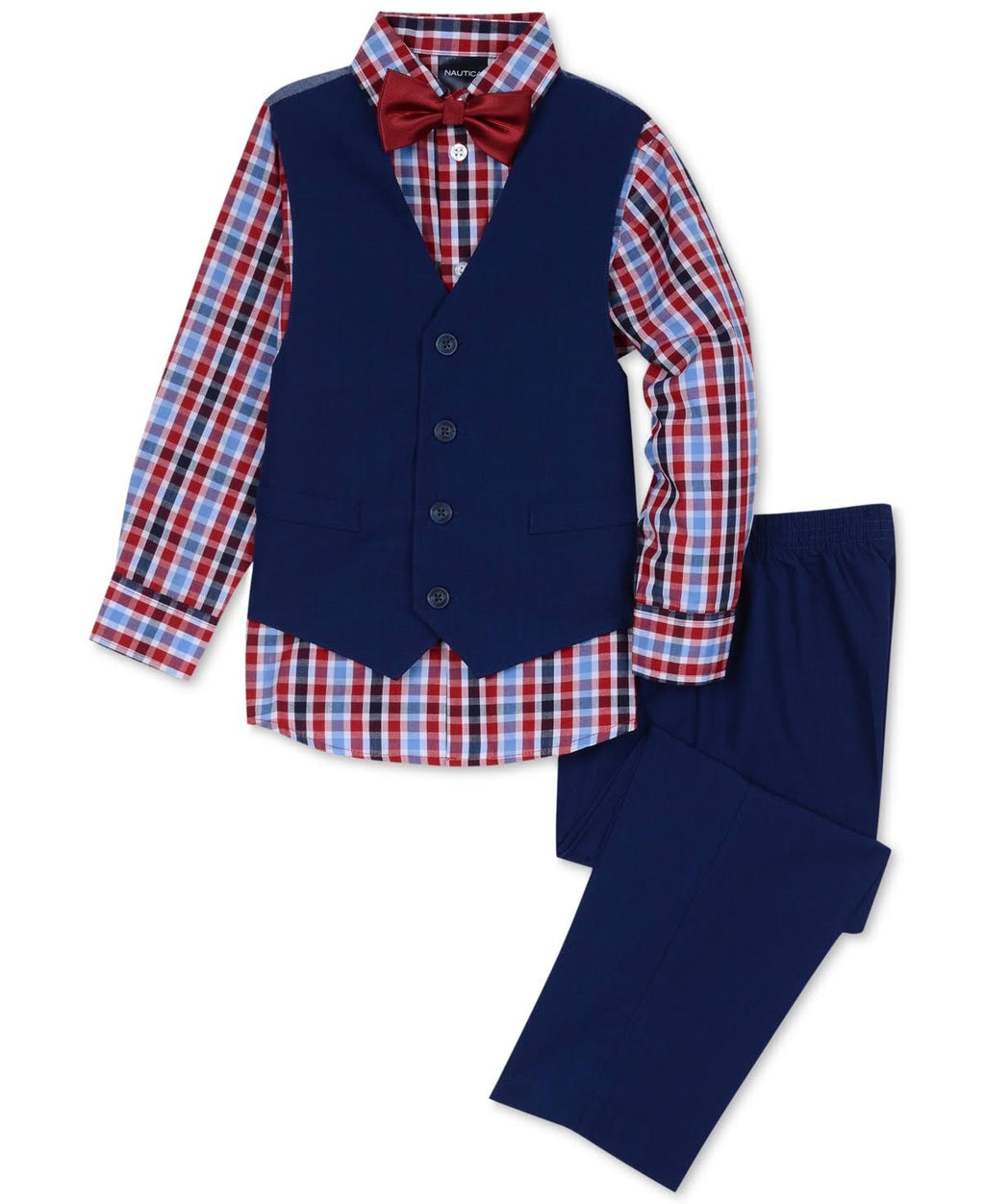 Windowpane Vest Set K908