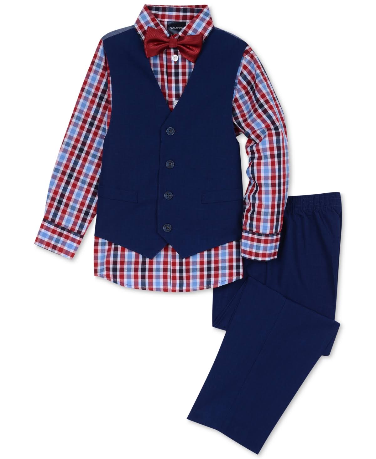 Windowpane Vest Set K908