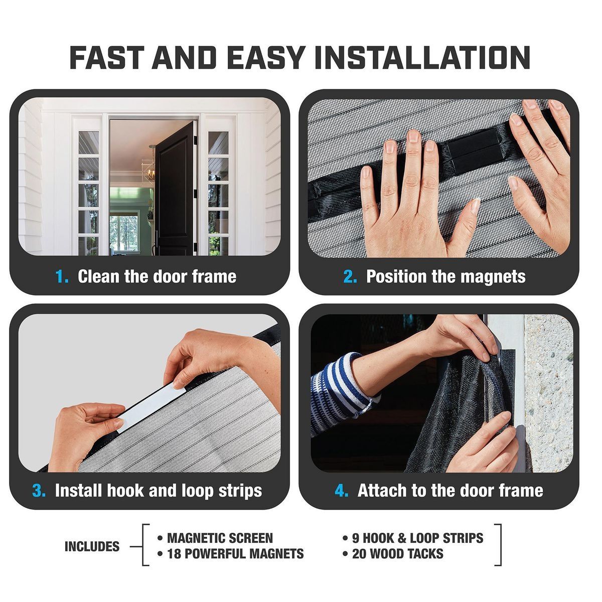 Magnetic Screen Door E31121