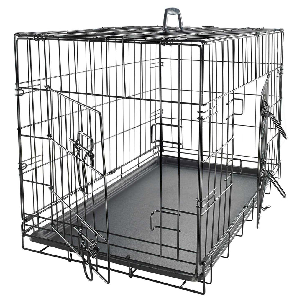Double-Door Folding Wire Dog Crate G663327