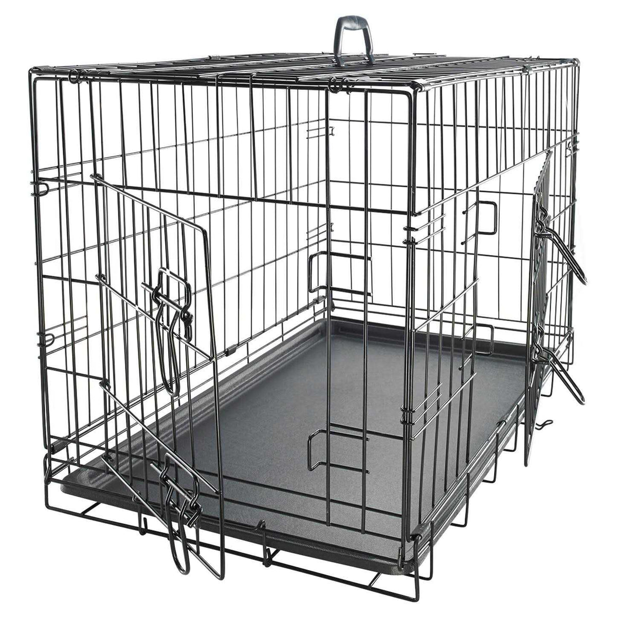 Double-Door Folding Wire Dog Crate G663327